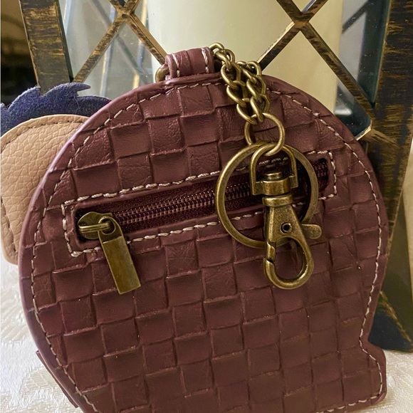 Chala Horse Key Fob -Detailed Stitching. Rhinestones. Studs. AntiqueBronze - Picture 2 of 2